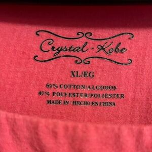 Crystal Kobe Red Top XL